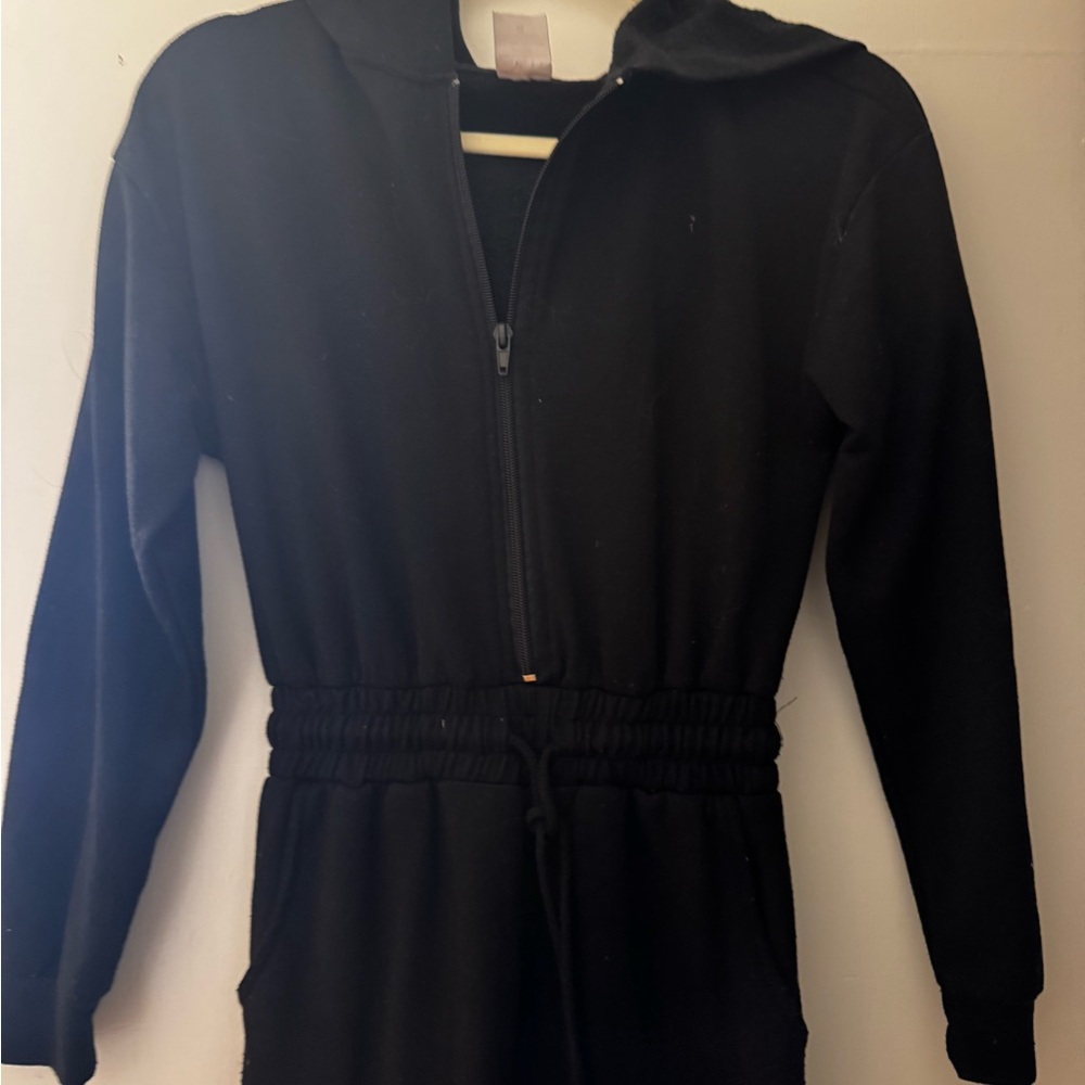No Boundaries Black Hooded Outfit